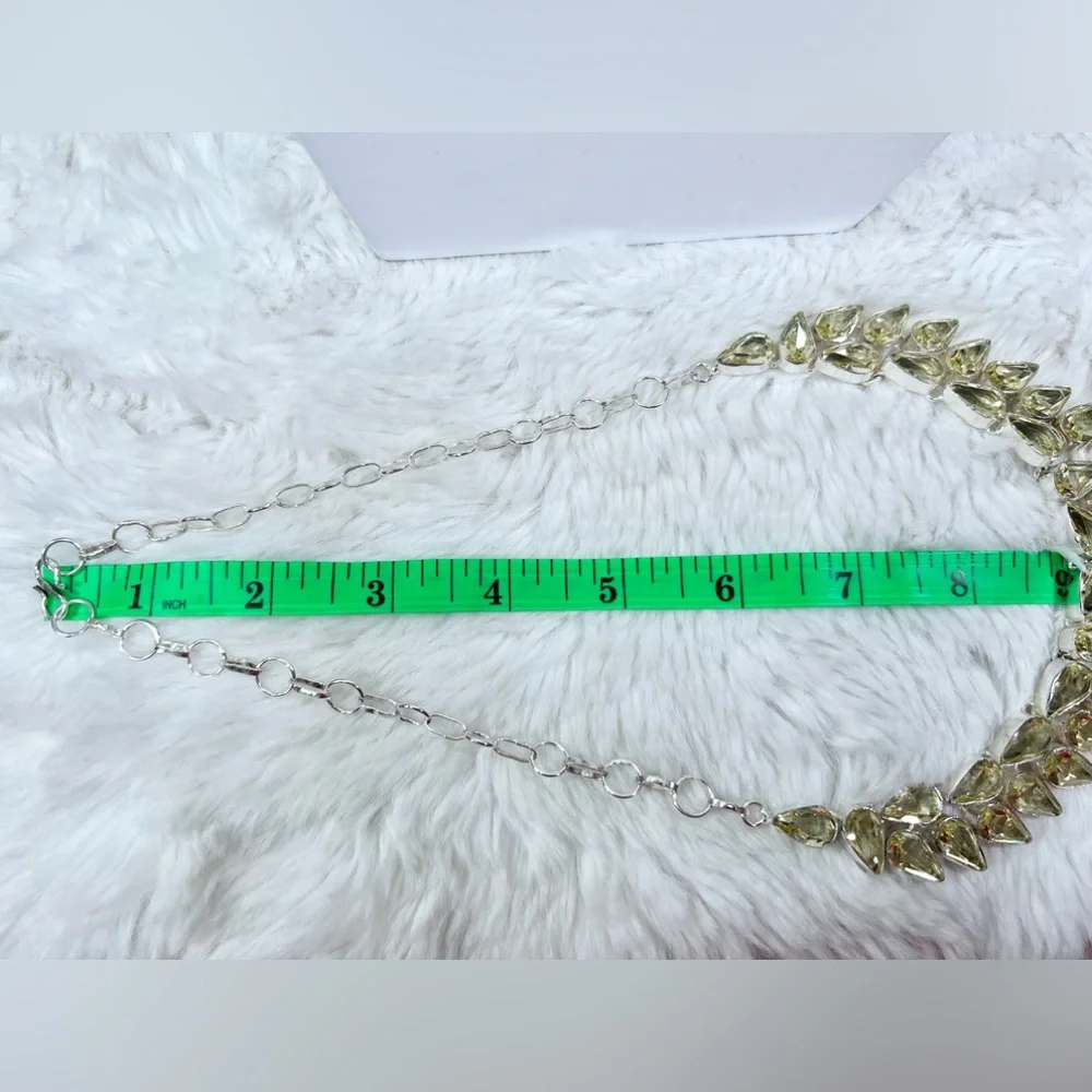 Fossil Coral 925 Large Gemstone Necklace Bracelet & Earrings - Picture 6 of 11